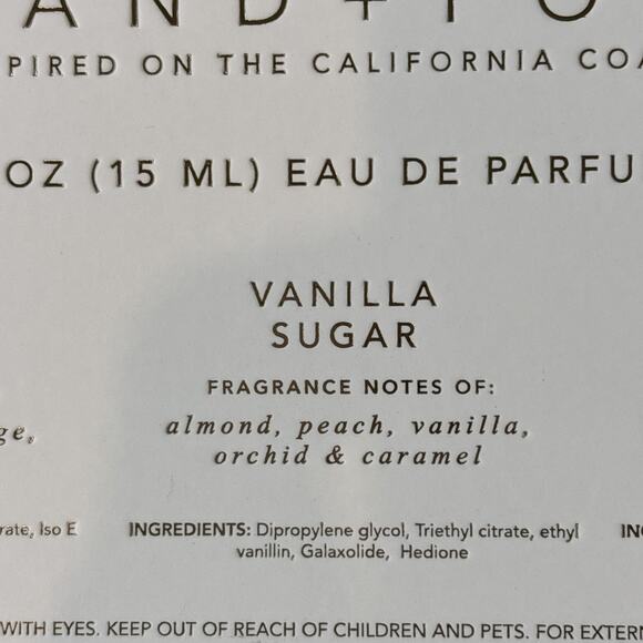 Sand + Fog Eau de Parfum Secret Flame Vanilla Sugar Love Potion Oil Roller Set - Picture 5 of 6